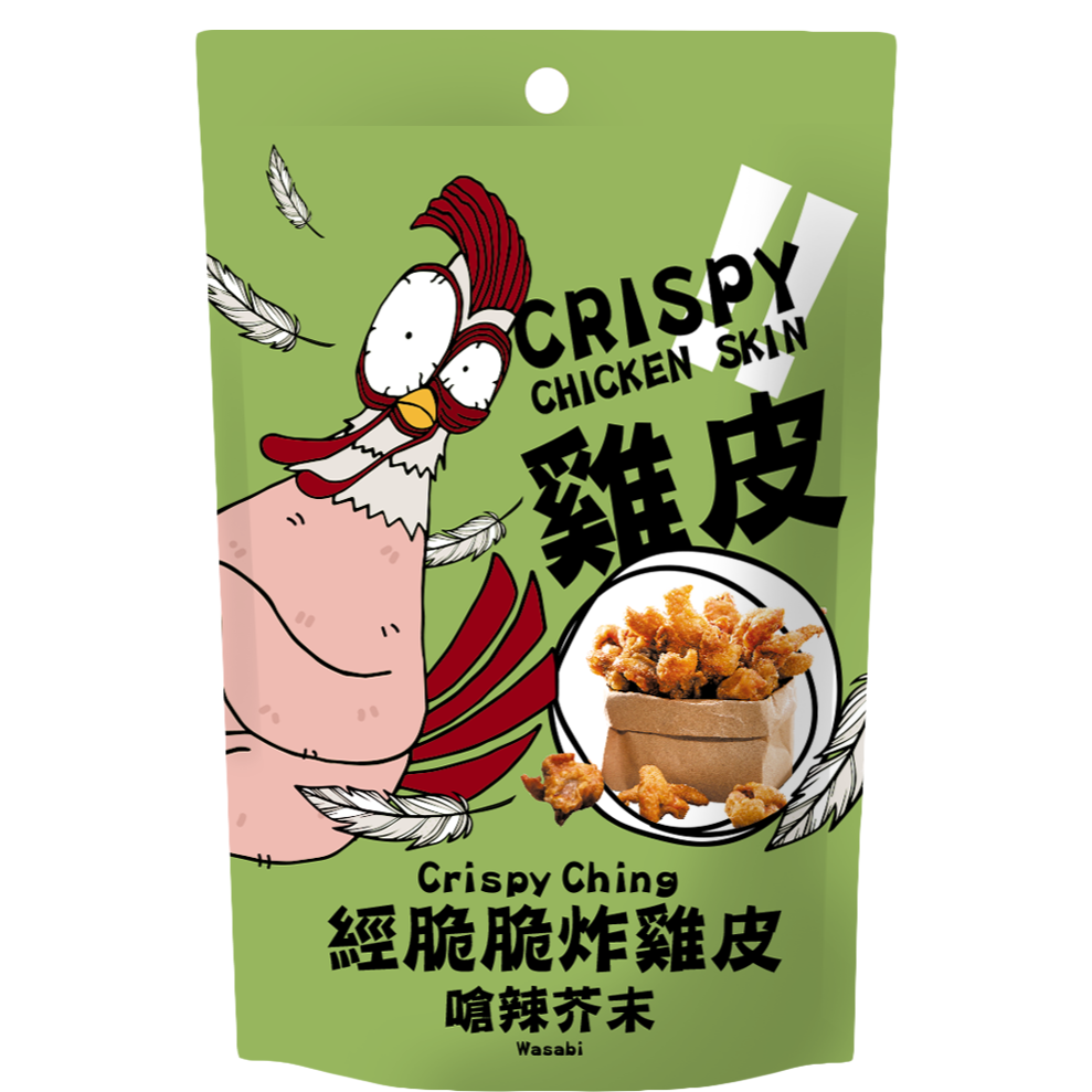 【經脆脆Crispy Ching】酥炸雞皮餅乾 多款口味 100%純正雞皮 低裹粉超酥脆 經脆脆Crispy Ching-規格圖11