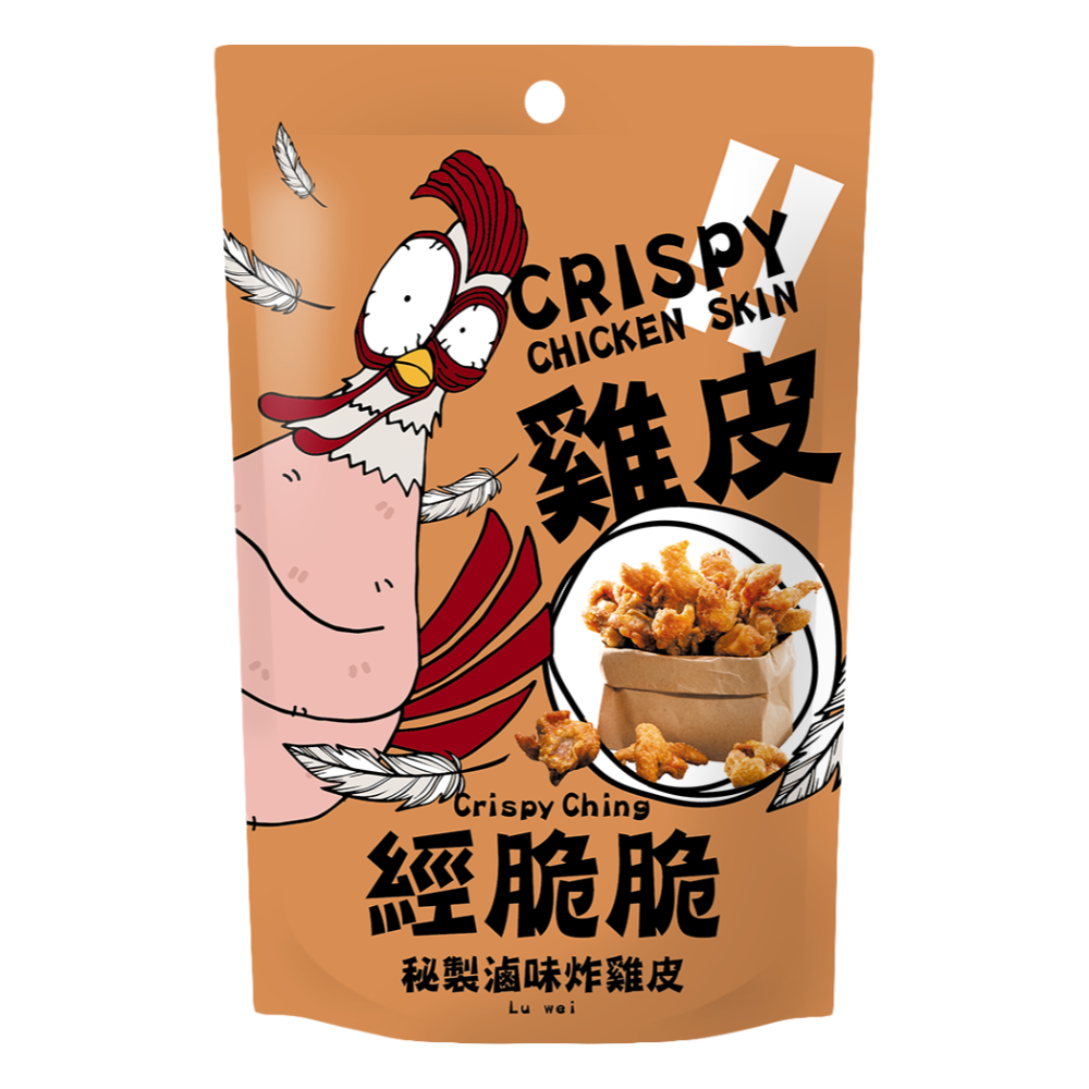 【經脆脆Crispy Ching】酥炸雞皮餅乾 多款口味 100%純正雞皮 低裹粉超酥脆 經脆脆Crispy Ching-規格圖11