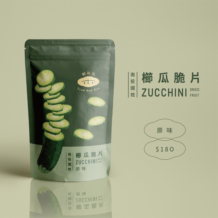 【初瓜瓜】櫛瓜脆片 原味/椒鹽/韓式海苔/醬辣(60g±3%/包)蔬菜餅乾 櫛瓜餅乾 trueguagua 新鮮櫛瓜-細節圖3