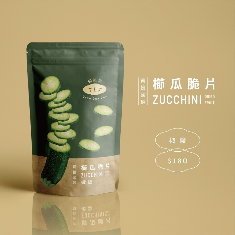 【初瓜瓜】櫛瓜脆片 原味/椒鹽/韓式海苔/醬辣(60g±3%/包)蔬菜餅乾 櫛瓜餅乾 trueguagua 新鮮櫛瓜-細節圖4