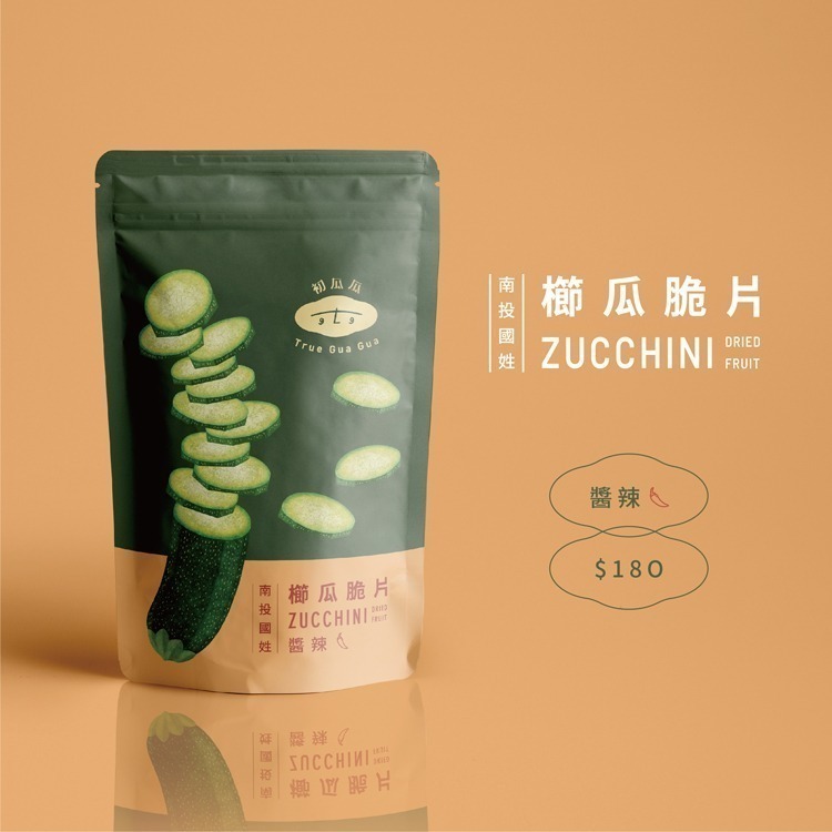 【初瓜瓜】櫛瓜脆片 原味/椒鹽/韓式海苔/醬辣(60g±3%/包)蔬菜餅乾 櫛瓜餅乾 trueguagua 新鮮櫛瓜-細節圖6