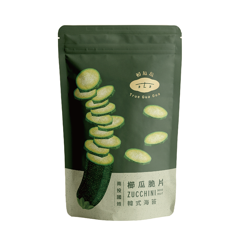 【初瓜瓜】櫛瓜脆片 原味/椒鹽/韓式海苔/醬辣(60g±3%/包)蔬菜餅乾 櫛瓜餅乾 trueguagua 新鮮櫛瓜-規格圖11