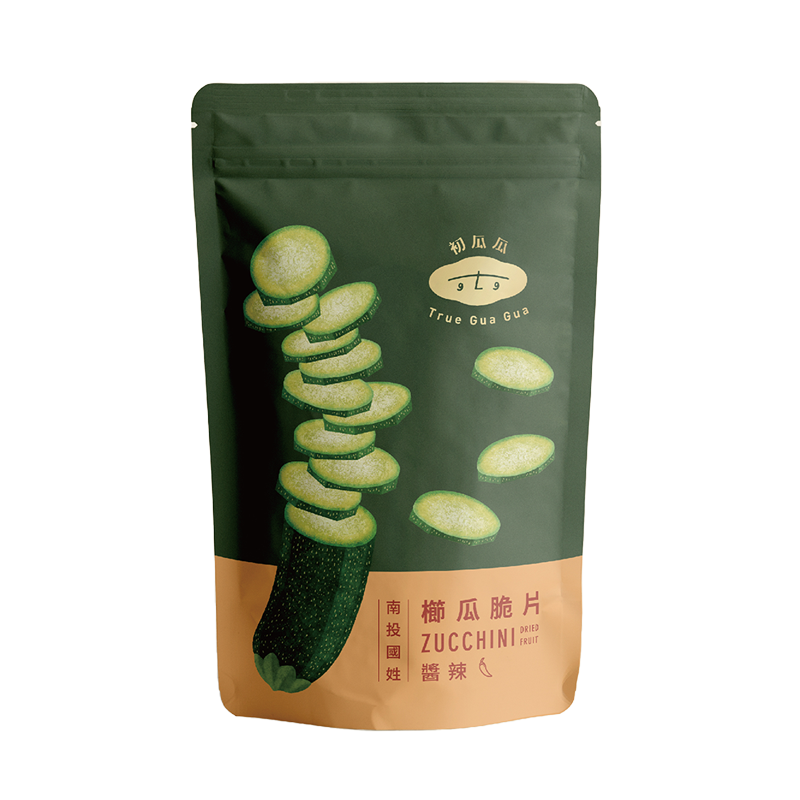 【初瓜瓜】櫛瓜脆片 原味/椒鹽/韓式海苔/醬辣(60g±3%/包)蔬菜餅乾 櫛瓜餅乾 trueguagua 新鮮櫛瓜-規格圖11