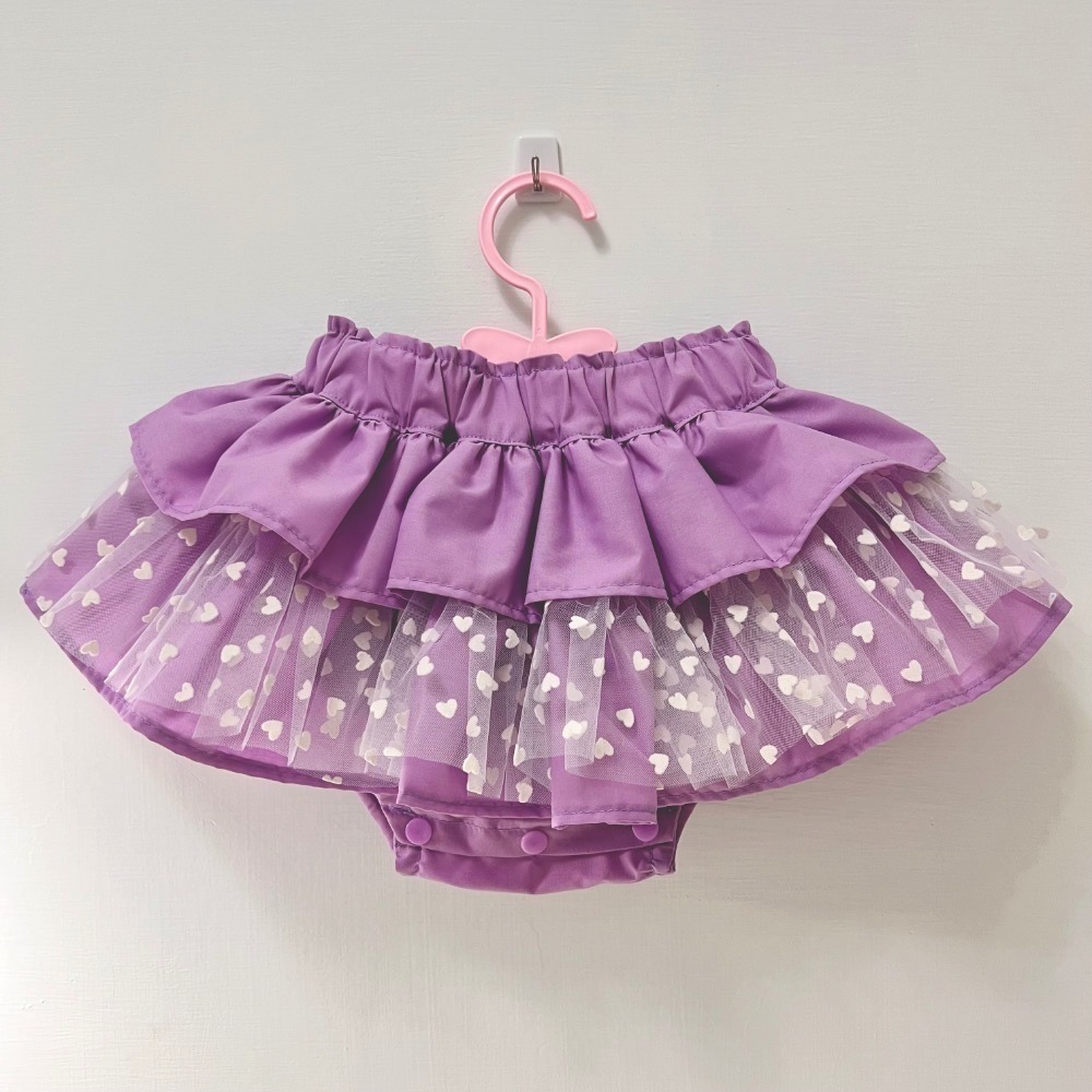 🫐afinababy_藍莓媽手作/彩虹🌈/包屁裙/屁屁裙/開扣設計-細節圖8