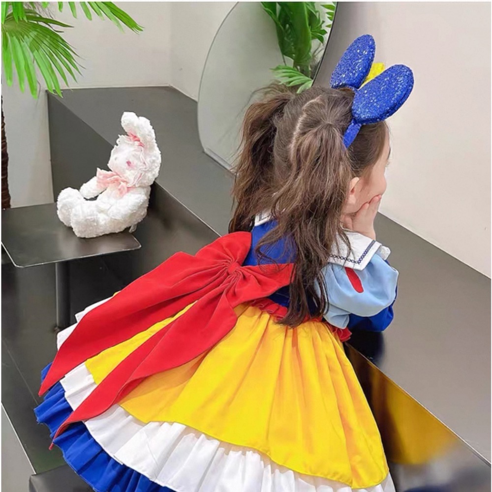 「二手」白雪公主裙 生日連衣裙 女孩洛麗塔裙子-細節圖6