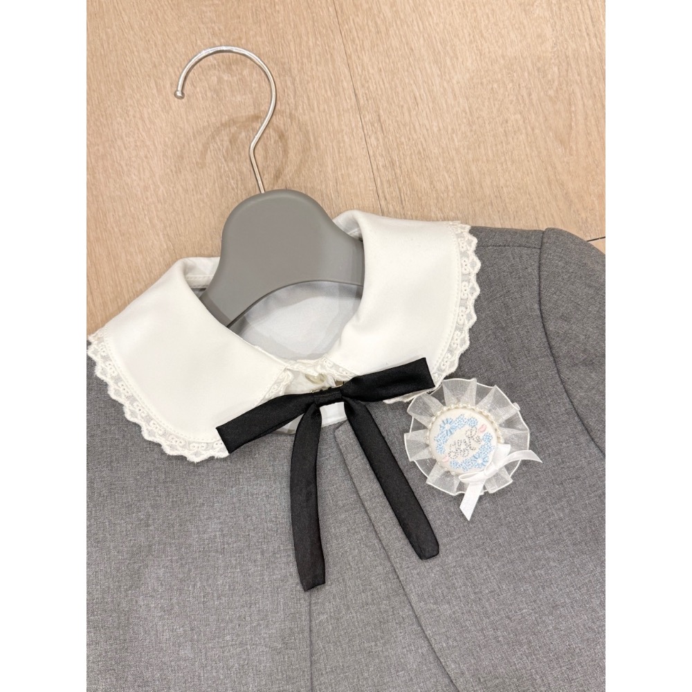 「全新」三件式-正式女童套裝連身裙110CM-細節圖3