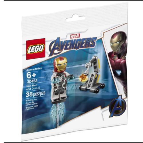樂高 LEGO 30452 鋼鐵人 Iron Man and Dum-E Polybag