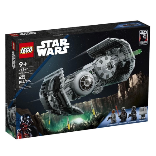 全新現貨 開發票 LEGO 75347 鈦轟炸機（TIE Bomber）黑武士 樂高星際大戰系列