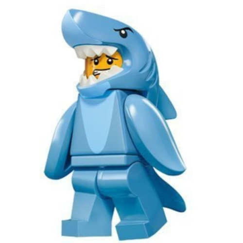 Lego 71011 第15代 鯊魚人 13號 鯊魚 Shark suit guy