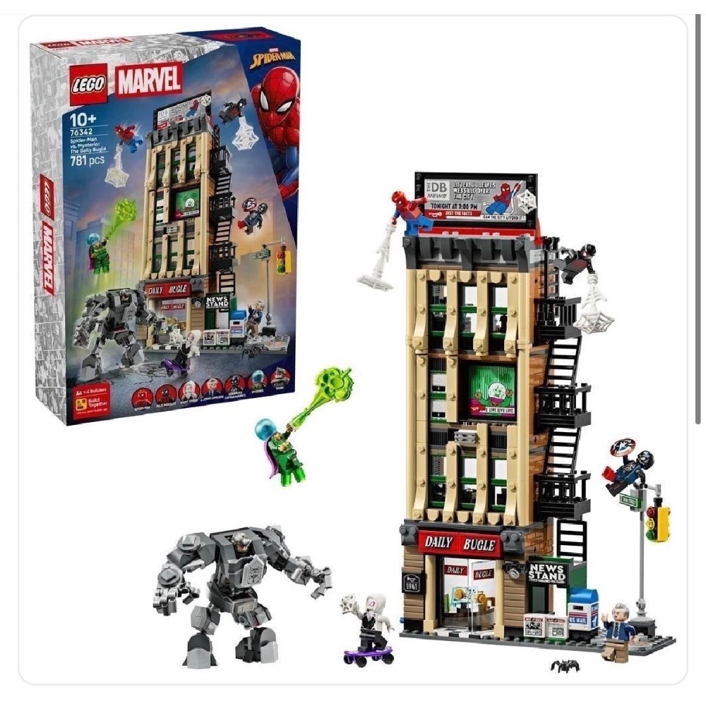 樂高 LEGO 76342 蜘蛛人大戰神秘法師 號角日報