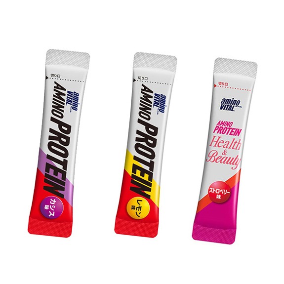 [千兒代購]現貨 日本味之素 amino VITAL 女性專用胺基酸乳清蛋白粉EAA 膠原蛋白 大豆蛋白 草莓口味-細節圖3