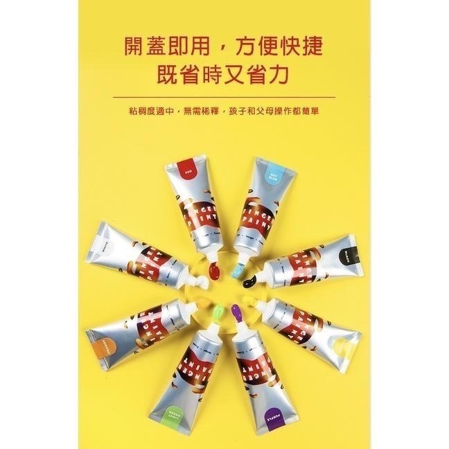 英國Flowermonaco兒童手指畫套裝 (兒童手指膏/可水洗顏料/安全無毒/彩繪顏料/手作）-細節圖2