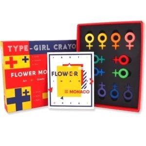英國 Flower monaco女寶寶蠟筆禮盒 6/12 色(蠟筆/可水洗蠟筆/無毒蠟筆/造型蠟筆/禮物）-細節圖9