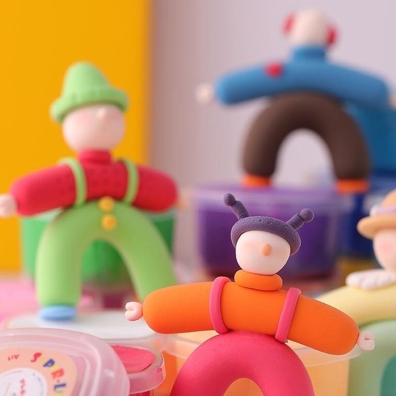 英國Flowermonaco無硼不沾手安全黏土24色 (黏土/無硼/兒童黏土/無毒黏土/DIY手作)-細節圖3