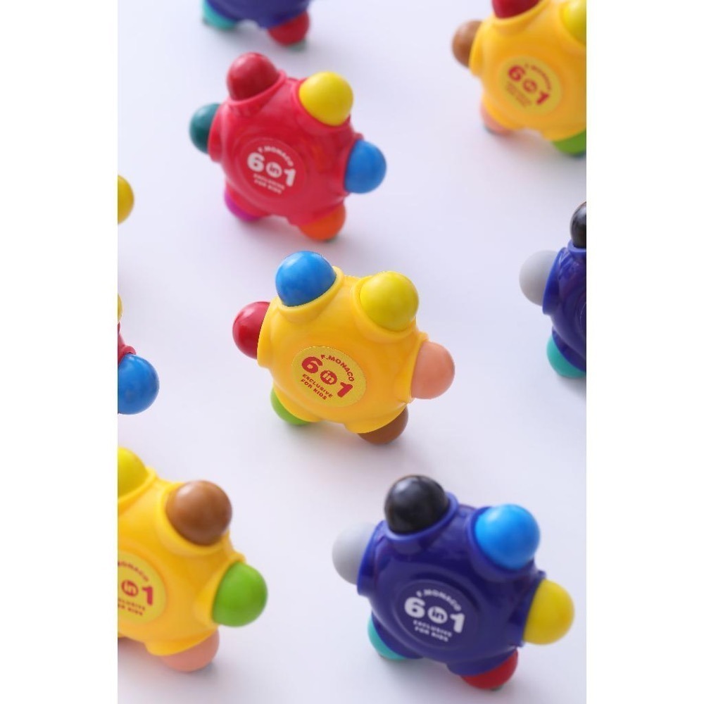 熱銷商品優惠價 英國正版 Flower monaco  口袋蠟筆套組(高效清潔/蠟筆/方便攜帶/可擦拭蠟筆/多色)-細節圖5