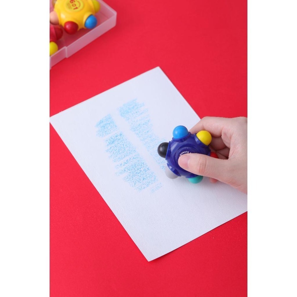 熱銷商品優惠價 英國正版 Flower monaco  口袋蠟筆套組(高效清潔/蠟筆/方便攜帶/可擦拭蠟筆/多色)-細節圖7