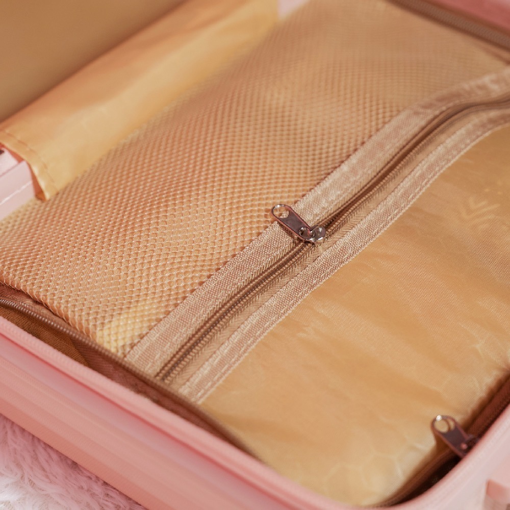 熱銷商品活動優惠 粉紅迷你手提行李箱（含絲巾）(手提行李/旅行箱/手提箱)-細節圖3