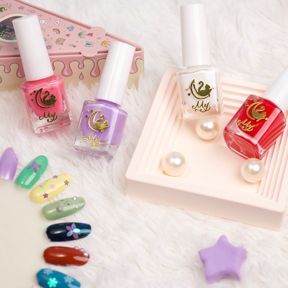 活動優惠Mys蜜思水性指甲油我的舒適時間-【香甜蜜蘋】 （不含有害物質/ 可剝式水指甲油/ 孕婦孩童可用/礦物質甲油）-細節圖2