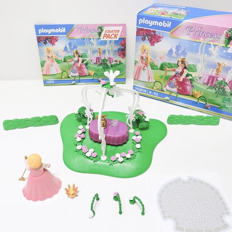 2021 Playmobil 摩比 70819 公主花園 金球 高爾夫 澎裙公主 花園中庭 餐桌 金色茶壺 皇冠-細節圖4