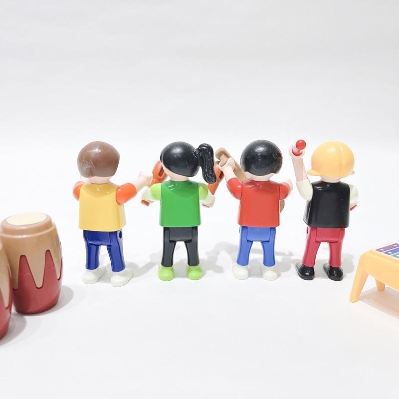 2009 Playmobil 4329 School Band 學校樂隊 吉它 鼓 鼓棒 木琴 沙鈴 小朋友-細節圖3