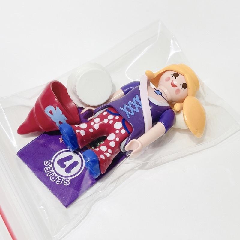 2019 Playmobil 人偶包 17代 70243 地精女孩 斜背包 香菇 白色藤籃 聖誕帽 精靈-細節圖3