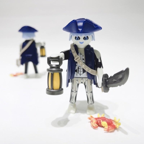 2021 Playmobil 人偶包19代 70565 海盜 鬼怪 螢光 螃蟹 提燈