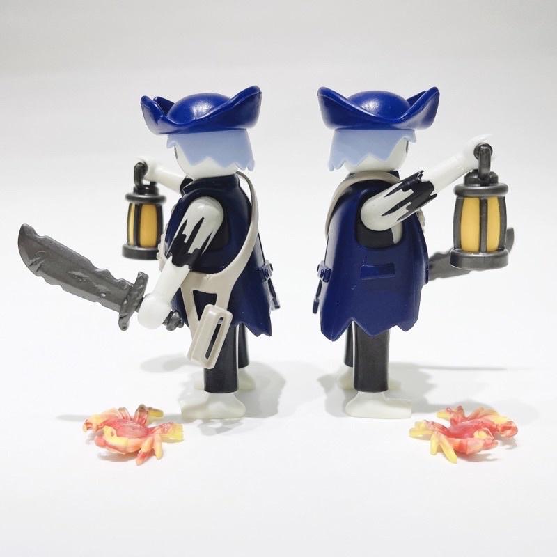 2021 Playmobil 人偶包19代 70565 海盜 鬼怪 螢光 螃蟹 提燈-細節圖2