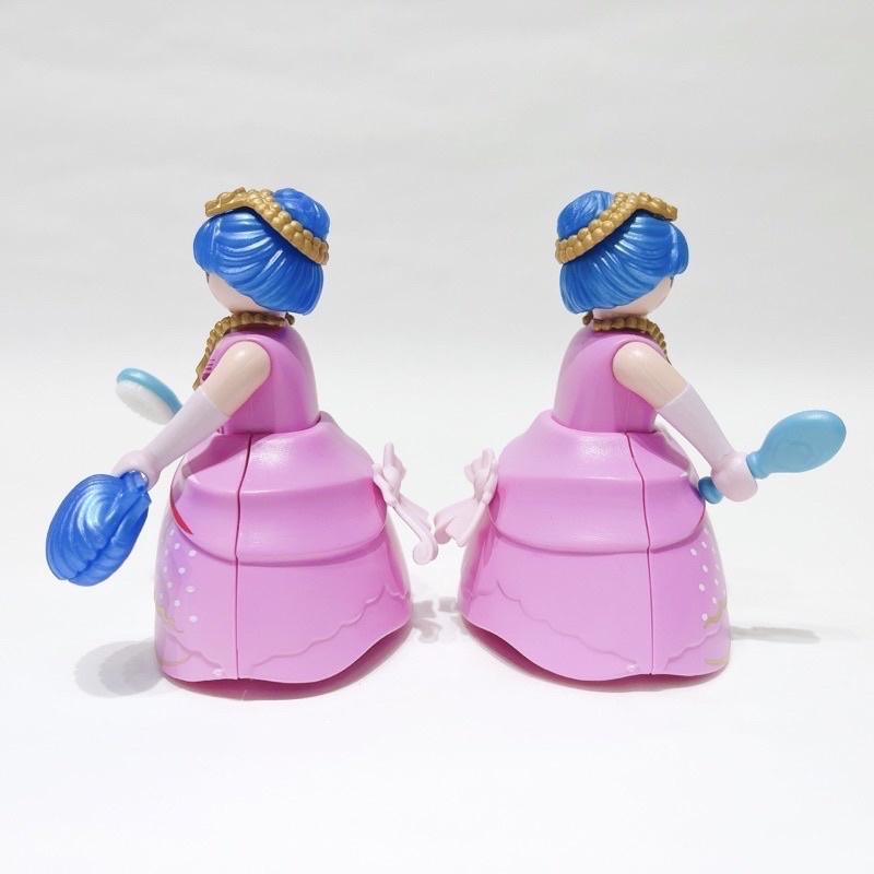 2021 Playmobil 人偶包19代 70566 澎裙公主 藍髮 貝殼包 水藍梳子 粉紅裙-細節圖2