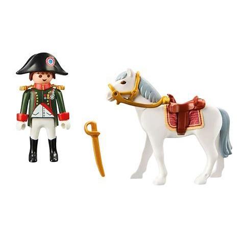 2021 Playmobil 70679-Napoleon 拿破侖(展覽限定) 白馬 綠色軍裝-細節圖2