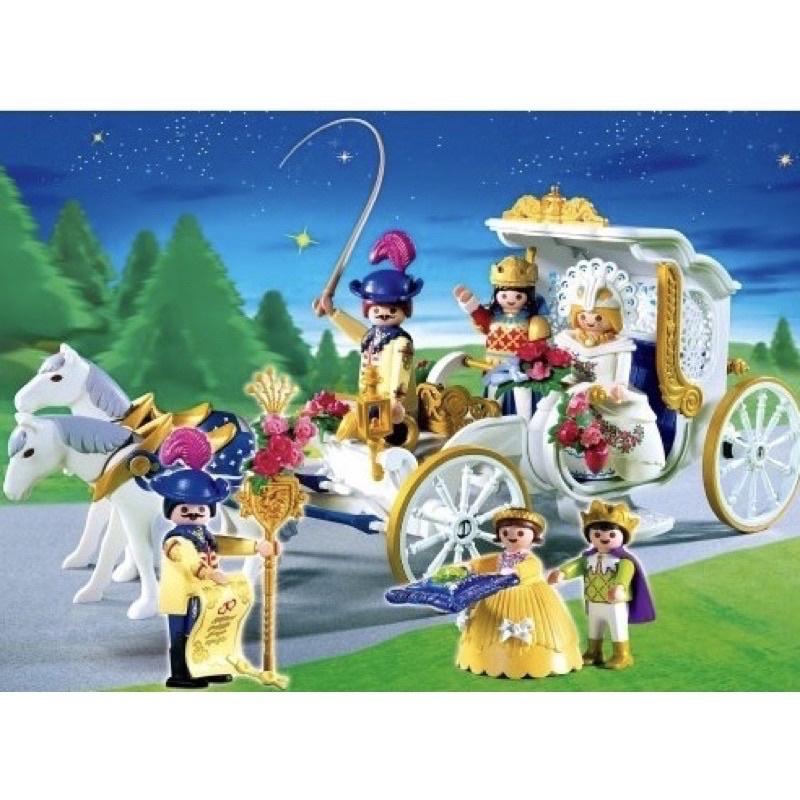 2005 Playmobil 4258 Royal Carriage 皇家馬車 王子 公主 車伕 馬車 維多利亞時代-細節圖2