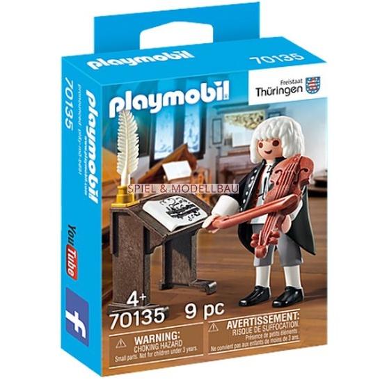 2019 Playmobil 70135-J.S. Bach 巴哈 小提琴 琴弓 支架 樂譜 筆 墨水瓶-細節圖2