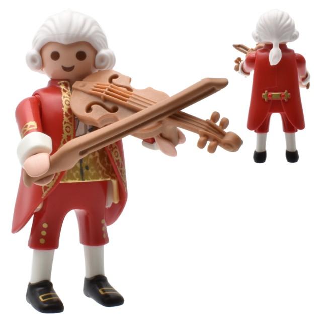 2019 Playmobil 70374-Mozart 莫札特(聯名款) 小提琴 紅色燕尾服 法式假髮-細節圖2