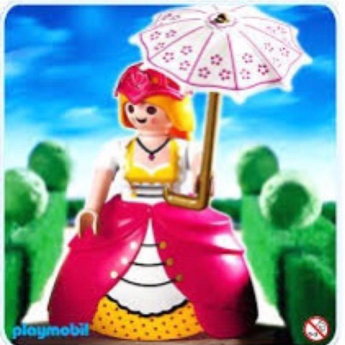 2005 Playmobil 4639 Magnificient Lady 華麗的女士 陽傘 澎裙 頭飾