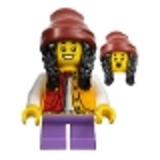 ［點子樂高］Lego 80111 深紅色毛帽小女孩，高雄可面交