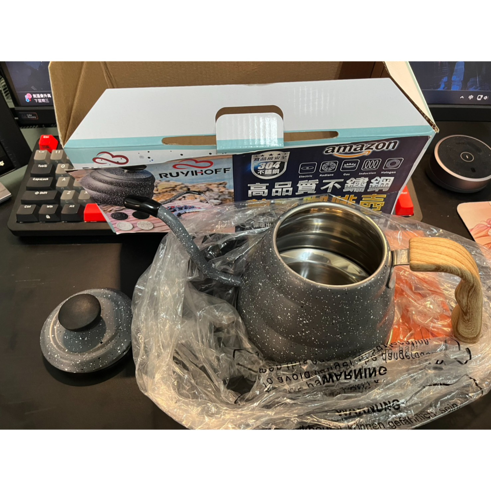 雜物贈送 藏壽司角落生物提袋+RUYIHOFF鵝頸咖啡壺*2+星星夜燈-細節圖4