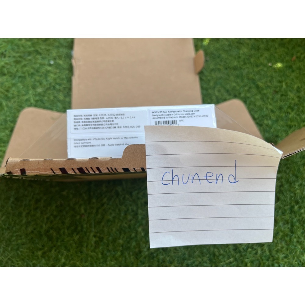 APPLE Airpods 2 全新未拆 台灣公司貨-細節圖2