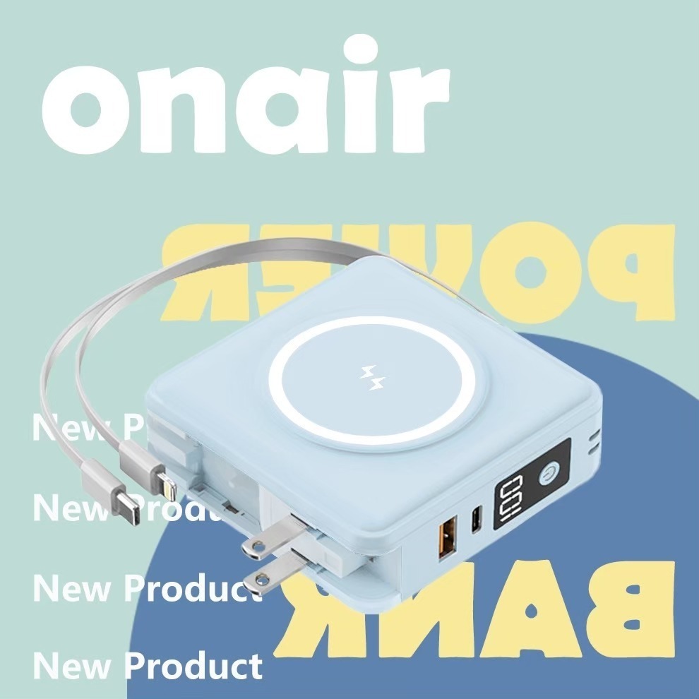 送收納包🌈【ONAIR】F11A 中國CCC認證 Wh認證 可上飛機 萬國充 磁吸自帶線插頭 15000mAh 支架-規格圖5