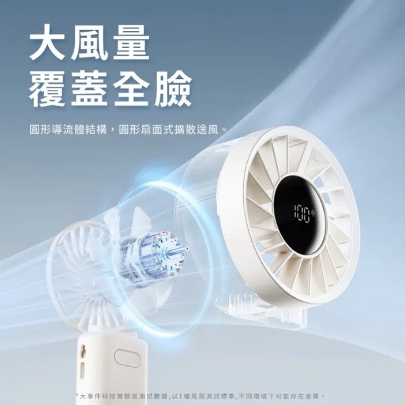 SOTHING 向物 100檔折疊掛脖高速手持風扇 渦輪Z(小風扇 迷你風扇 桌面風扇 USB風扇 摺疊風扇 電風扇)-細節圖5