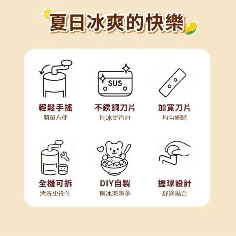 免運 WONDER旺德⚡️造型小熊雪花刨冰機 剉冰機 WH-C02(含小熊造型製冰模)-細節圖7