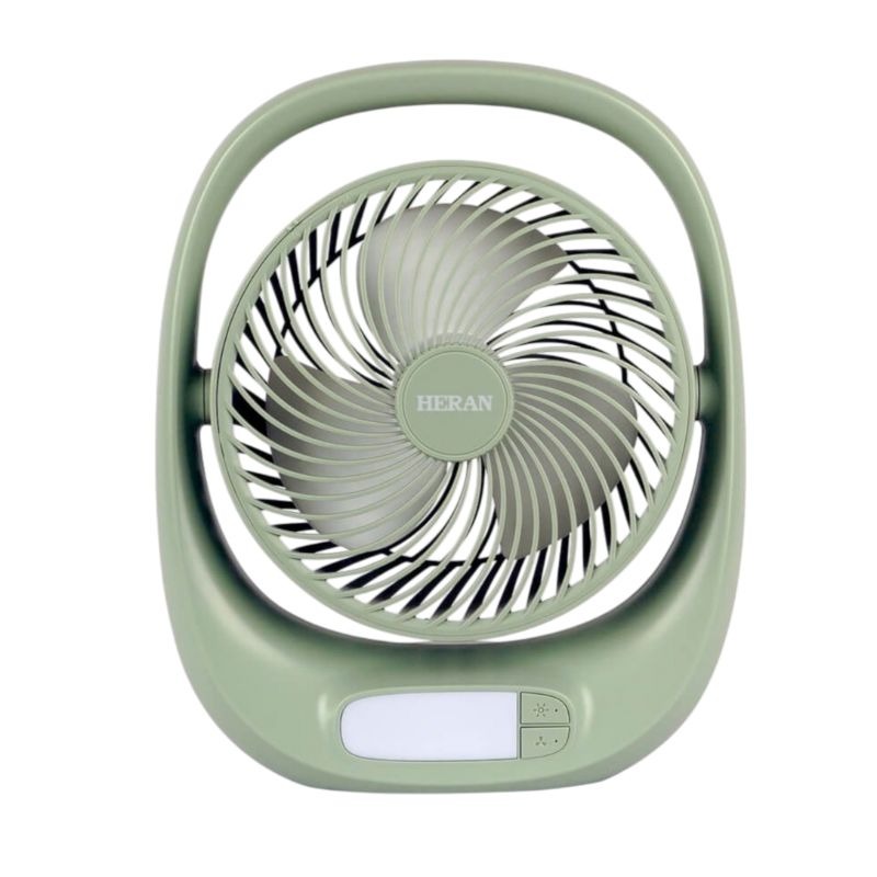 HERAN禾聯⚡️USB充電桌面立扇 HUF-07GL310 無線風扇 小風扇 桌扇 露營風扇 小夜燈風扇 空氣循環扇-細節圖2