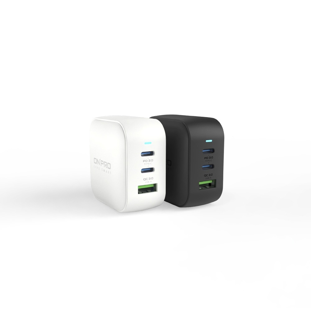 ONPRO⚡️UC-GAN70W Pro3氮化鎵GaN 70W 3孔PD快充充電器 充電頭 快充頭 PD/QC 3.0-細節圖2