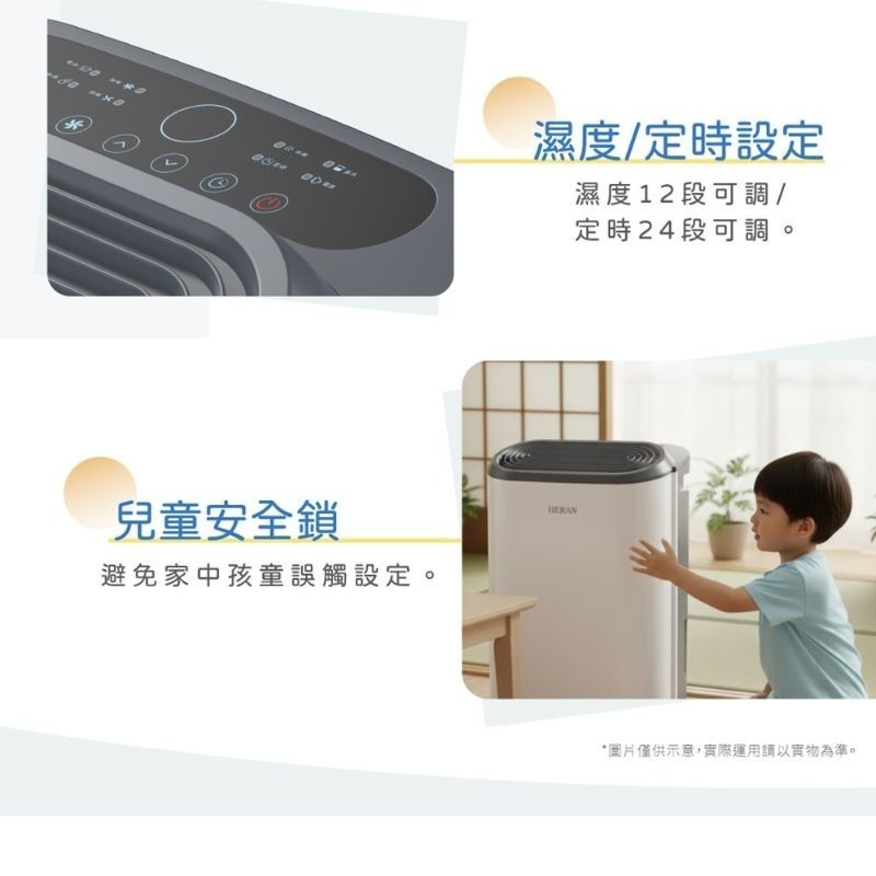 免運 新上市 可退稅$500元 禾聯⚡️6L銀離子抑菌除濕機 HDH-12DY030(N) 除濕機 附發票-細節圖10