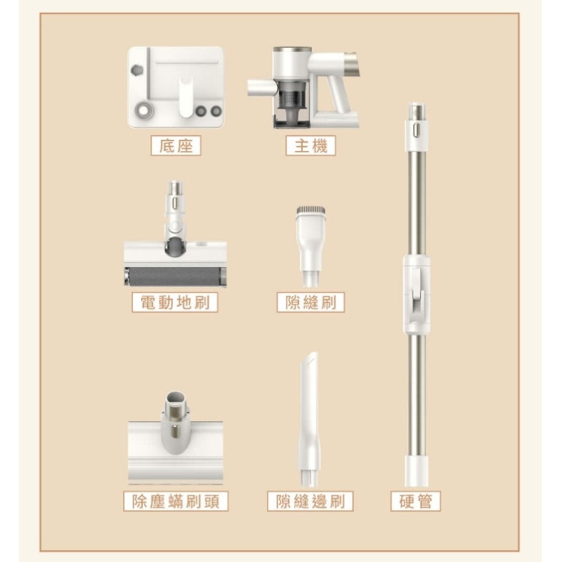 HERAN禾聯⚡️綠光降噪無線吸塵器_HVC-22PVG50 塵螨吸塵器 低噪音 1.08kg羽量級吸塵器 手持式吸塵器-細節圖4