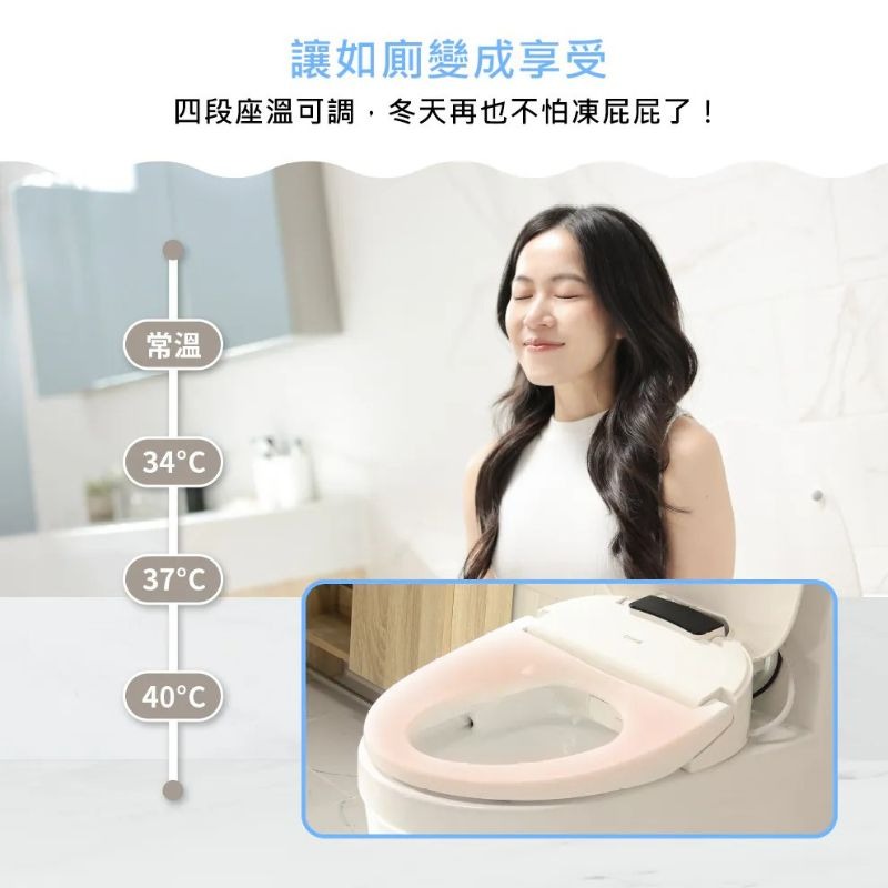 DIKE⚡️HCF900WT 智能遙控瞬熱式溫水潔淨便座-極緻版(4段水壓調節/烘乾/噴頭自潔)-細節圖4