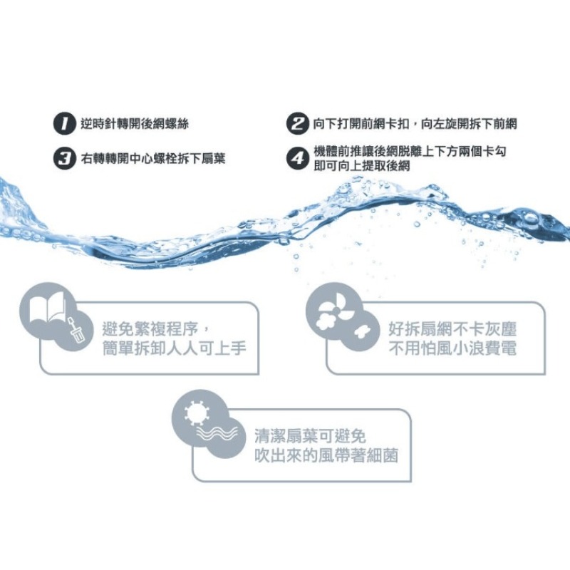 HERAN禾聯⚡️9吋3D擺頭奈米銀抑菌快拆式循環扇_HAF-09CS31A 9吋循環扇 3D大風量 空氣循環扇 四季可-細節圖7