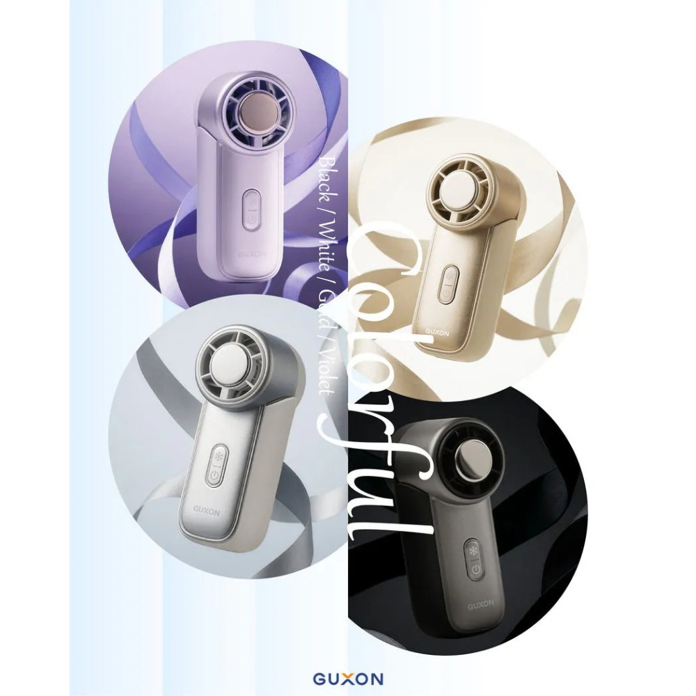 GUXON⚡️迷你冰心扇 MINI製冷高速風扇 半導體製冷 多段風速 口袋風扇 手持風扇 製冷風扇 小風扇 小電扇 現貨-細節圖6