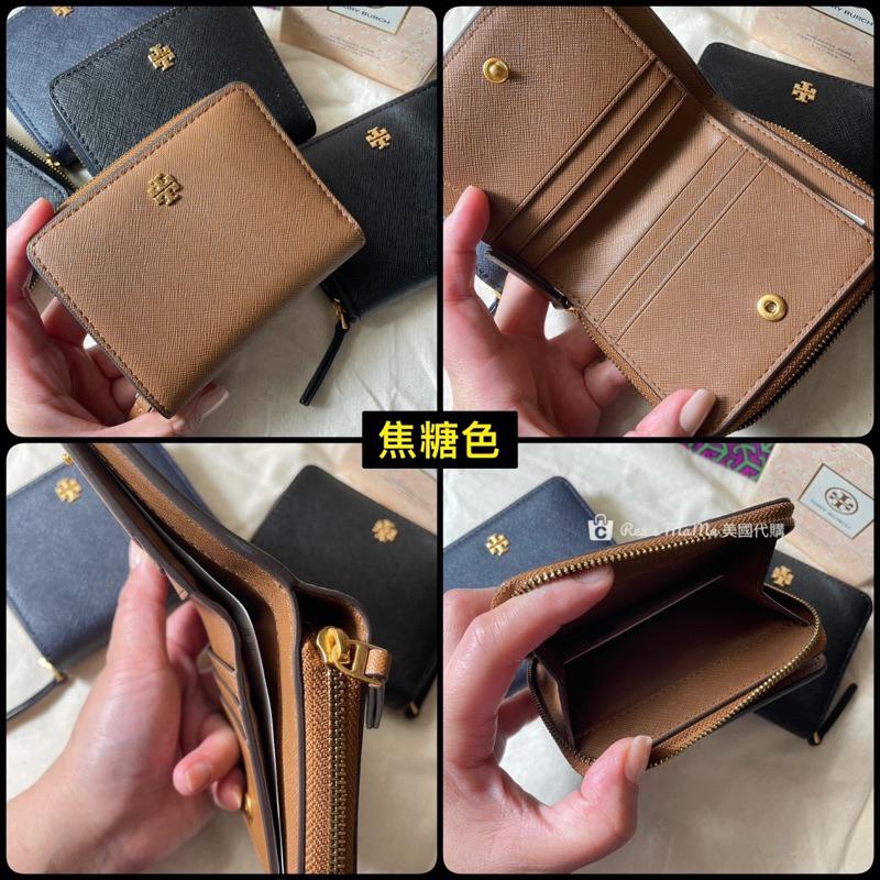 美國代購🇺🇸台/美現👉TORY BURCH EMERSON 防刮短夾 零錢袋短夾 TB短夾 防刮皮 新款短夾-細節圖2