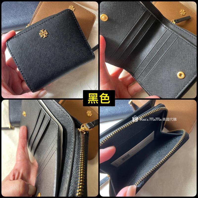 美國代購🇺🇸台/美現👉TORY BURCH EMERSON 防刮短夾 零錢袋短夾 TB短夾 防刮皮 新款短夾-細節圖4