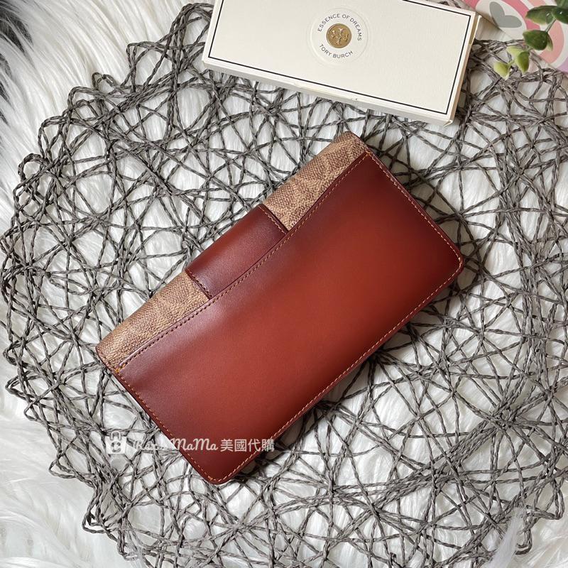 美國代購🇺🇸台現👉COACH專櫃長夾 專櫃 零錢袋 牛皮 老花 對開長夾 薄長夾-細節圖8