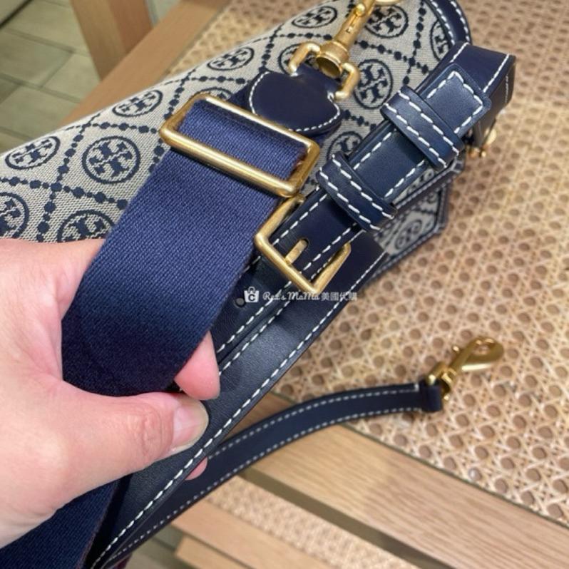 美國代購🇺🇸美現👉TORY BURCH專櫃 tb風琴包 tb大號風琴 tb老花風琴 栗子棕 海軍藍 肩背包 側背包-細節圖7